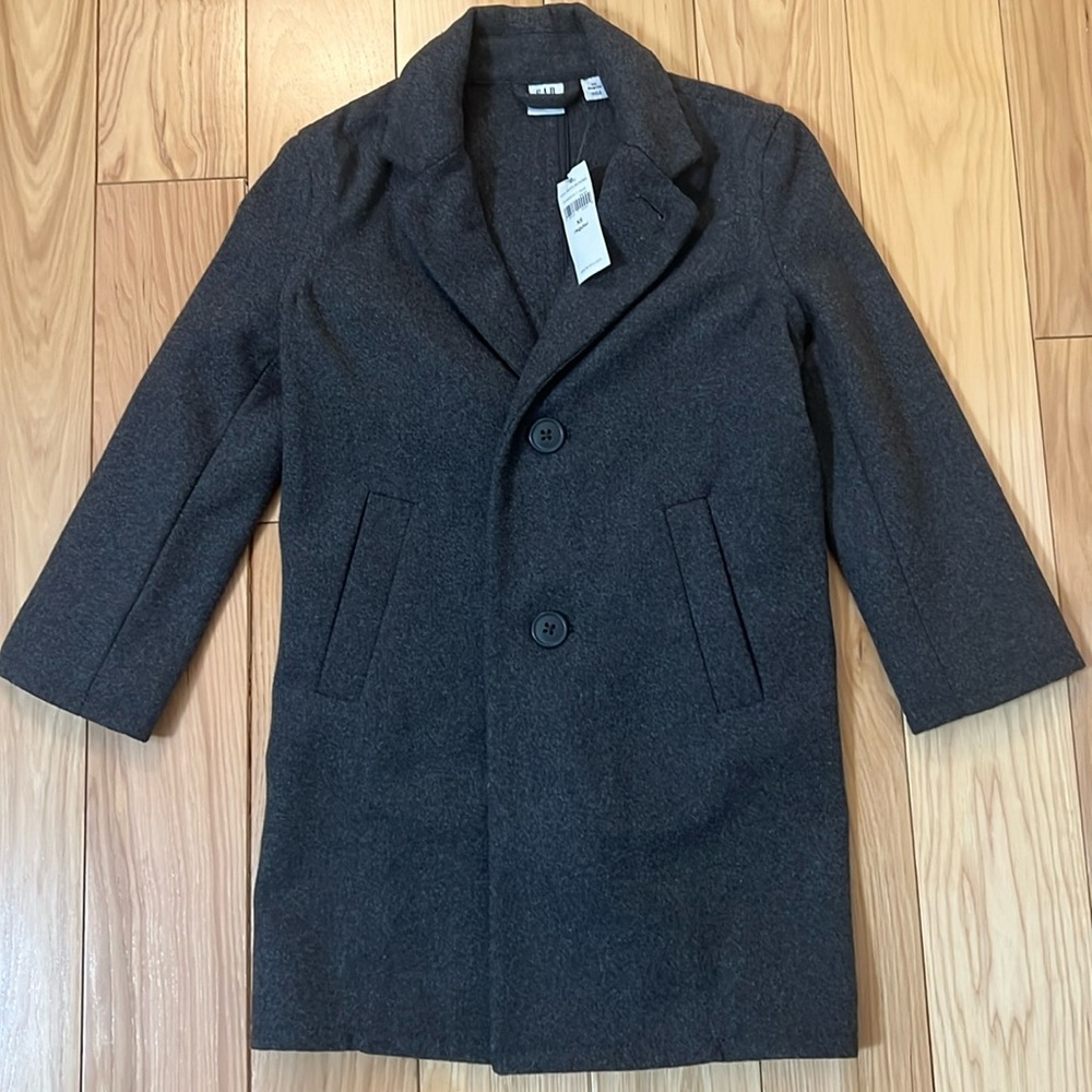 Baby gap boys long gray blazer size XS new